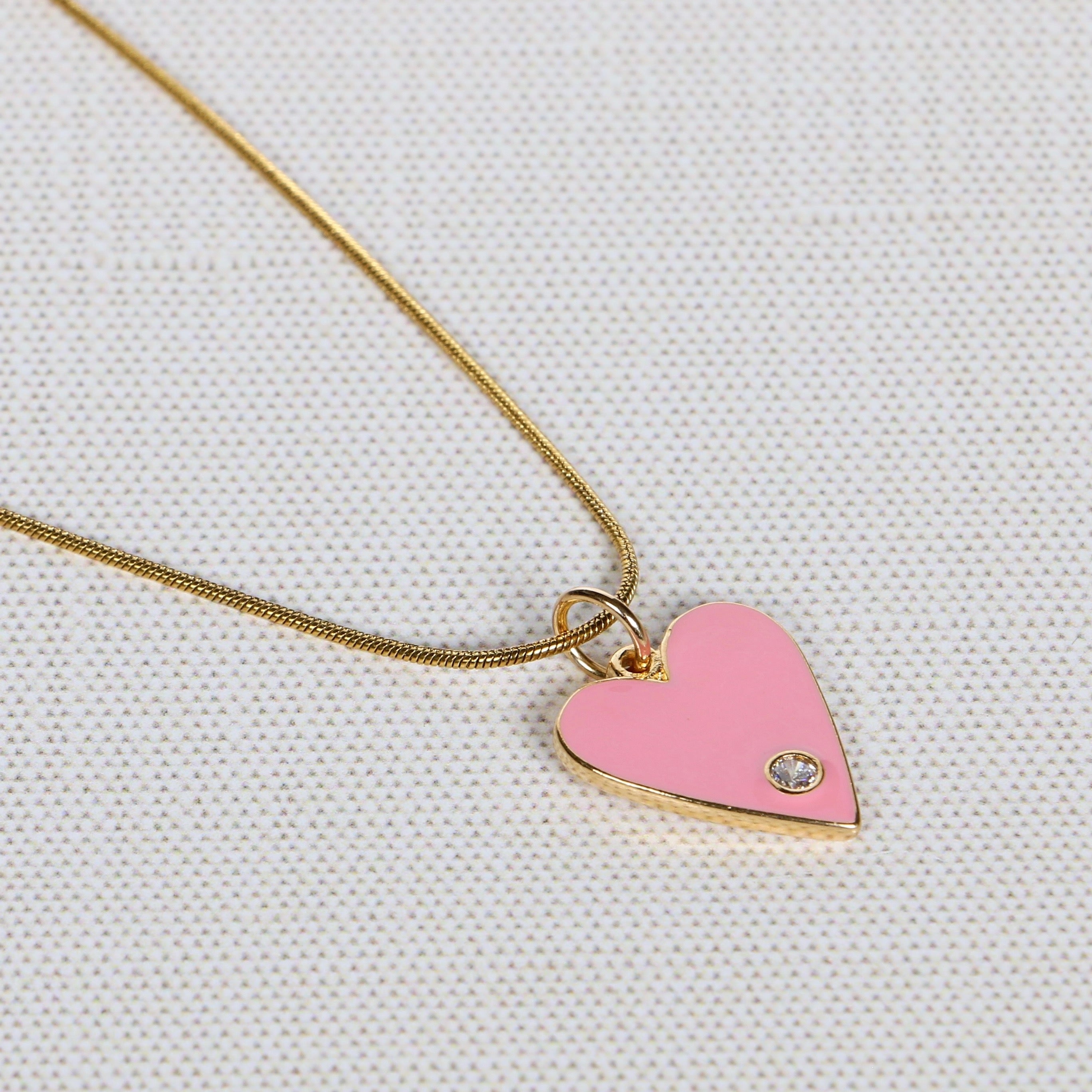 Mini In a Heartbeat Necklace