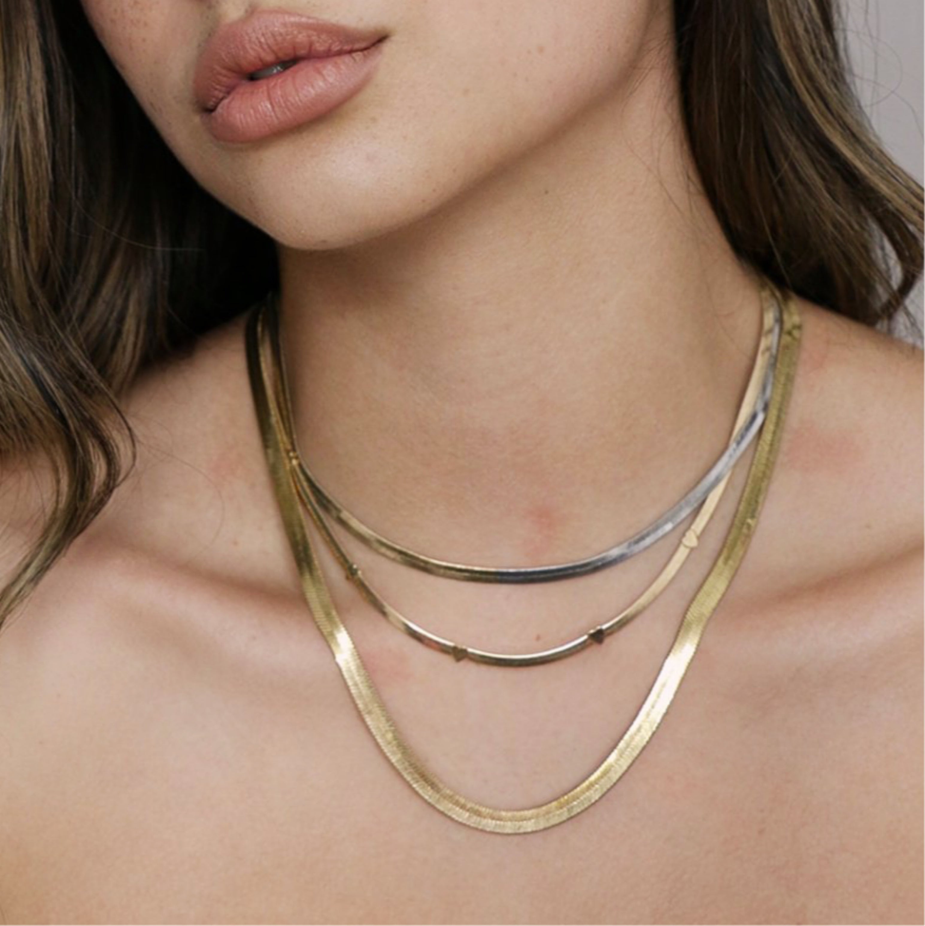 Herringbone necklace 2025 for sale